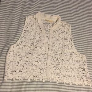Lace vest Hollister